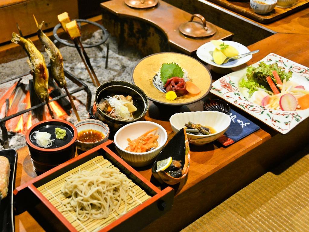 Irorinoyado Ashina Hotel Aizuwakamatsu Bagian luar foto